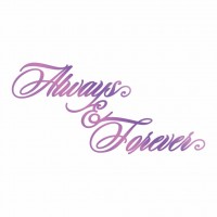 Couture Creations - Always and Forever Hot Foil Stamp