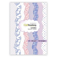 CraftEmotions - Paper pad - London (pastel)