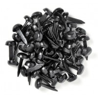 Doodlebug Design - Mini Brads - Beetle Black (25 pieces) 