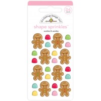 Doodlebug Design - Shape Sprinkles - Cookies & Candies