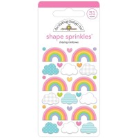 Doodlebug Design - Shape Sprinkles - Chasing Rainbows