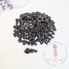 Dress My Craft - Droplets Black Heart