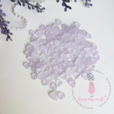 Dress My Craft - Droplets Heart Pastel Lilac