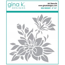 Gina K. Designs - Art Stencil - Bold Bouquet