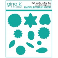 Gina K. Designs - Beautiful Butterflies 3 Die Set
