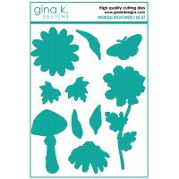 Gina K. Designs - Whimsical Wildflowers 2 Die Set