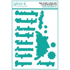 Gina K. Designs - Positive Greetings Die Set