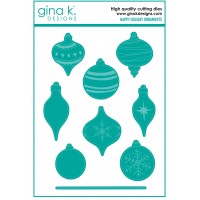 Gina K. Designs - Happy Holiday Ornaments Die Set