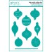 Gina K. Designs - Happy Holiday Ornaments (stamp and die bundle)