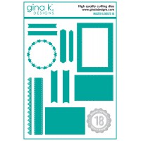 Gina K. Designs - Master Layouts 18 Die Set