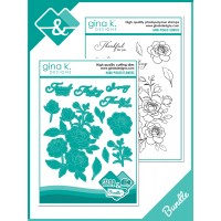 Gina K. Designs - Hand-Picked Flowers Bundle (stamps + dies + stencils)