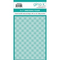 Gina K. Designs - Gingham Embossing Folder