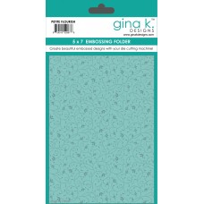 Gina K. Designs - Petite Flourish Embossing Folder