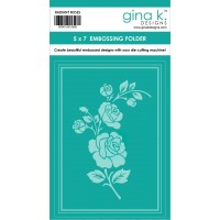 Gina K. Designs - Radiant Roses Embossing Folder