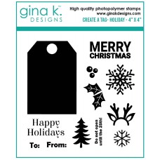 Gina K. Designs - Create a Tag- Holiday