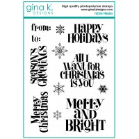 Gina K. Designs - Festive Phrases