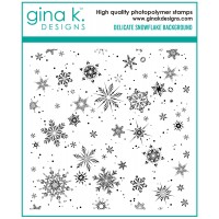 Gina K. Designs - Delicate Snowflake Background Stamp