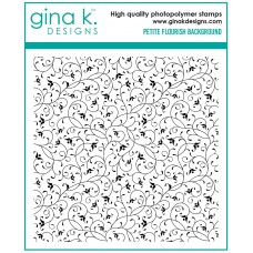 Gina K. Designs - Petite Flourish Background Stamp