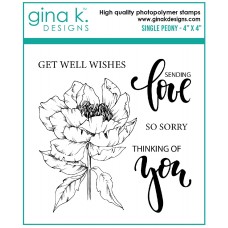 Gina K. Designs - Single Peony
