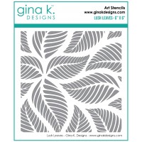 Gina K. Designs - Lush Leaves Stencil