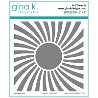 Gina K. Designs - Swirled Sun Stencil