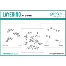 Gina K. Designs - Summer Bouquet Layering Stencil