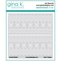 Gina K. Designs - Sweater Weather Stencil