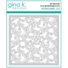 Gina K. Designs - Butterfly Garden Stencil