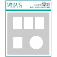 Gina K. Designs - Master Layouts 15 Fillers Stencil