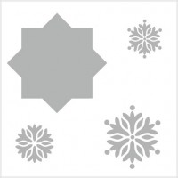 Gina K. Designs - Mini Wreath Builder Template Stencil