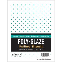 Gina K. Designs - Poly-Glaze Foiling Sheets - Tiny Dots