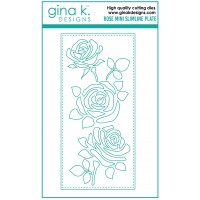 Gina K. Designs - Rose Mini Slimline Plate Die