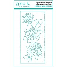 Gina K. Designs - Rose Mini Slimline Plate Die