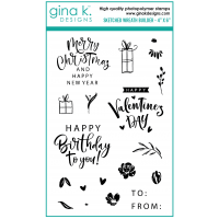 Gina K. Designs - Sketched Wreath Builder