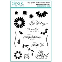 Gina K. Designs - Sketched Flowers
