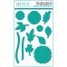Gina K. Designs - Stained Glass Flowers (stamp and die bundle)