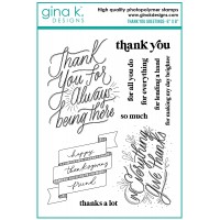 Gina K. Designs - Thank You Greetings
