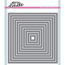 Heffy Doodle - Stitched Squares Dies