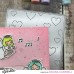 Heffy Doodle - Stitched Hearts Background Die