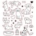 Honey Bee Stamps - Puppy Dog Tails (stamp and die bundle)