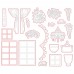 Honey Bee Stamps - She Shed Barn Add-On (stamp and die bundle)