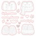 Honey Bee Stamps - Hedgehugs (stamp and die bundle)