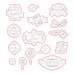 Honey Bee Stamps - Love & Luck Potion Labels (stamp and die bundle)