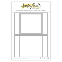 Honey Bee Stamps - A2 Scene Builder Card Base Honey Cuts