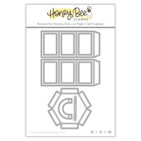 Honey Bee Stamps - Hexagon Box Cover Honey Cuts