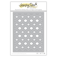 Honey Bee Stamps - Quatrefoil A2 Cover Plate - Base Honey Cuts