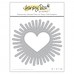 Honey Bee Stamps - Radiant Heart Background Honey Cuts