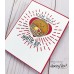 Honey Bee Stamps - Radiant Heart Background Honey Cuts