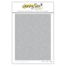 Honey Bee Stamps - Swirling Leaves Pierced A2 Cover Plate Honey Cuts