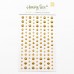 Honey Bee Stamps - Gold Glimmer Enamel Stickers